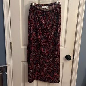 Kim Rogers large maxi skirt multicolored